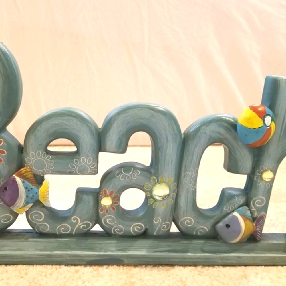 NEW Decor That Says "BEACH"